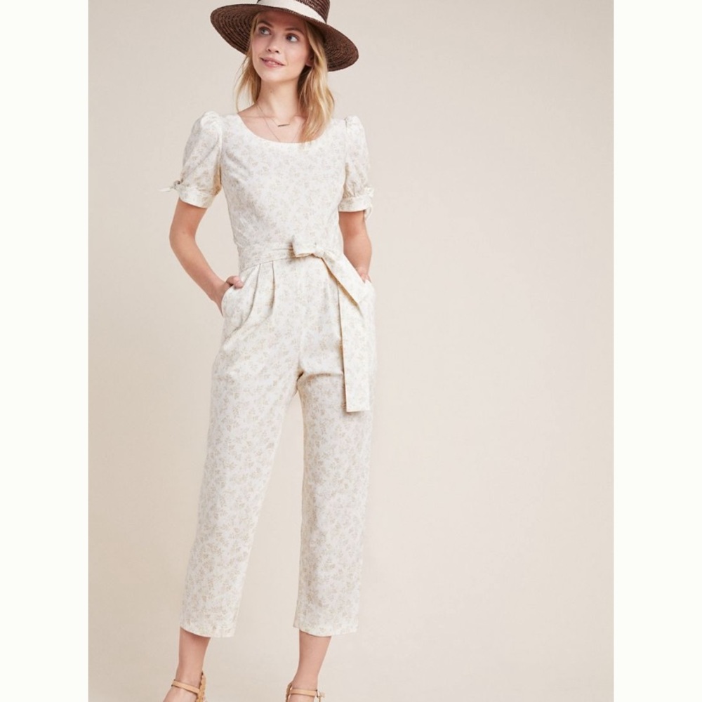 Gal meets glam x Anthropologie iris jumpsuit